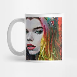 Colorful hair of Anya Mug